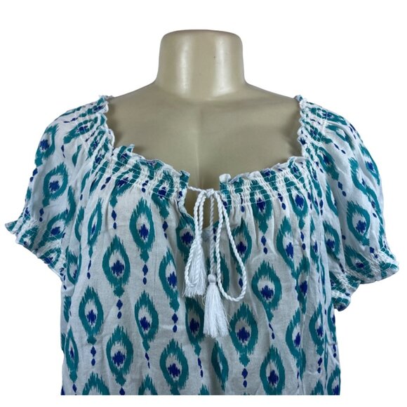 St John’s Bay Women's Teal Blpuse Sz PXL - NWT - Picture 5 of 10